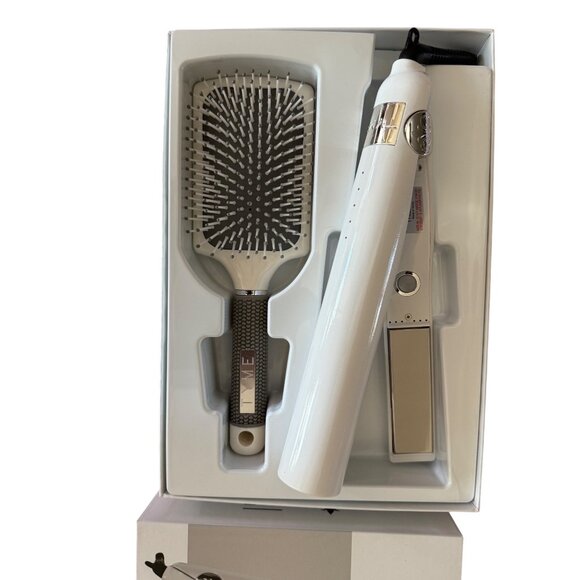 Tyme Hair Curling Iron  Styling Set With Brush & Styling Tool NEW - Picture 2 of 3